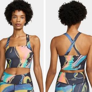 Nike Dri-FIT Aurora Cropped Tank Size Workout Running Athletic Tight Fit XS New